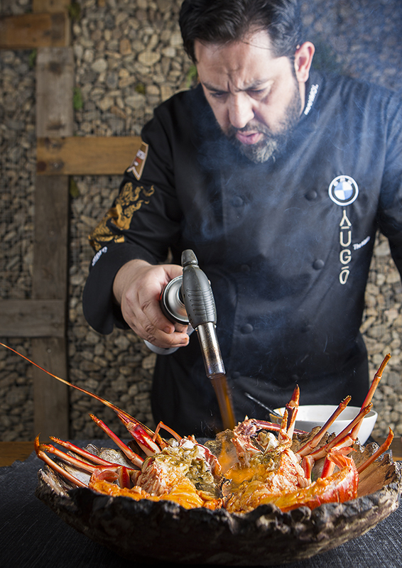 Chef Julián Mármol Yugo the bunker Monchis Madrid