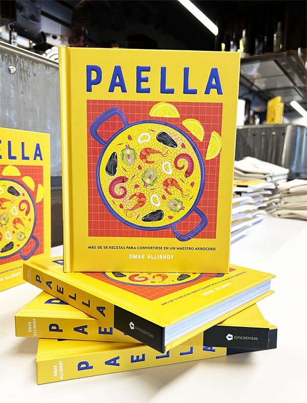 libro Paella. Cinco Tintas, de Omar Allibhoy 
