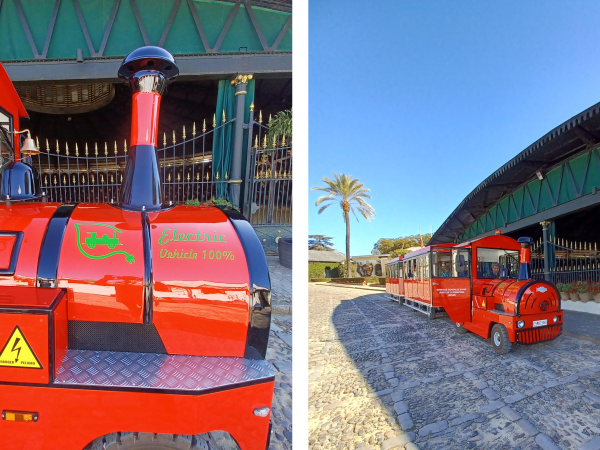 A 100% electric tourist train to discover the magic of González Byass