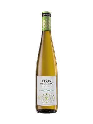 Botella Viñas del Vero Gewürtraminer, vino blanco Somontano