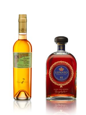 Tío Pepe Cuatro Palmas y Brandy Lepanto 