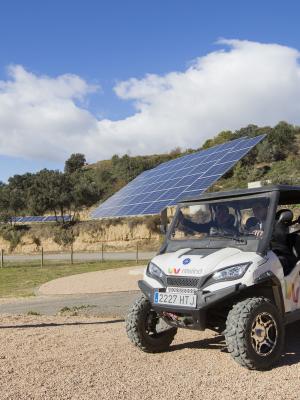 Coche propulsado con hidrógeno en Viñas del Vero