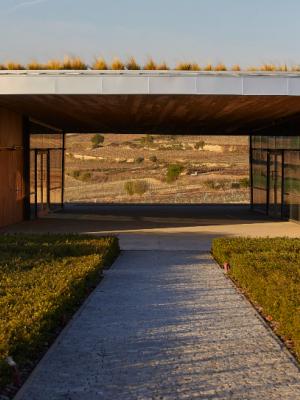 Plant roof of Beronia winery 