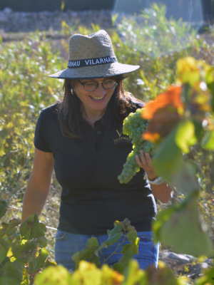eva plazas torne in the vilarnau vineyard