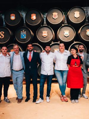 Lienzo Tío Pepe Festival Veranea en la bodega
