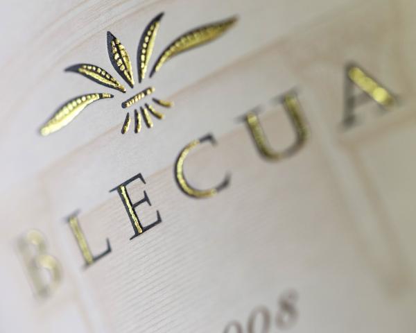 Detalle etiqueta Blecua