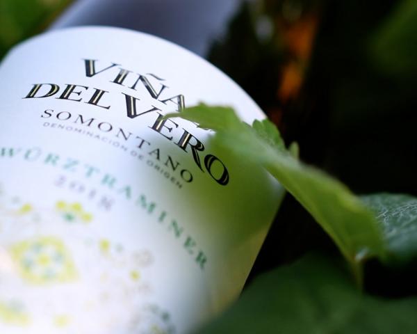 Viñas del Vero Gewürtraminer, vino blanco Somontano