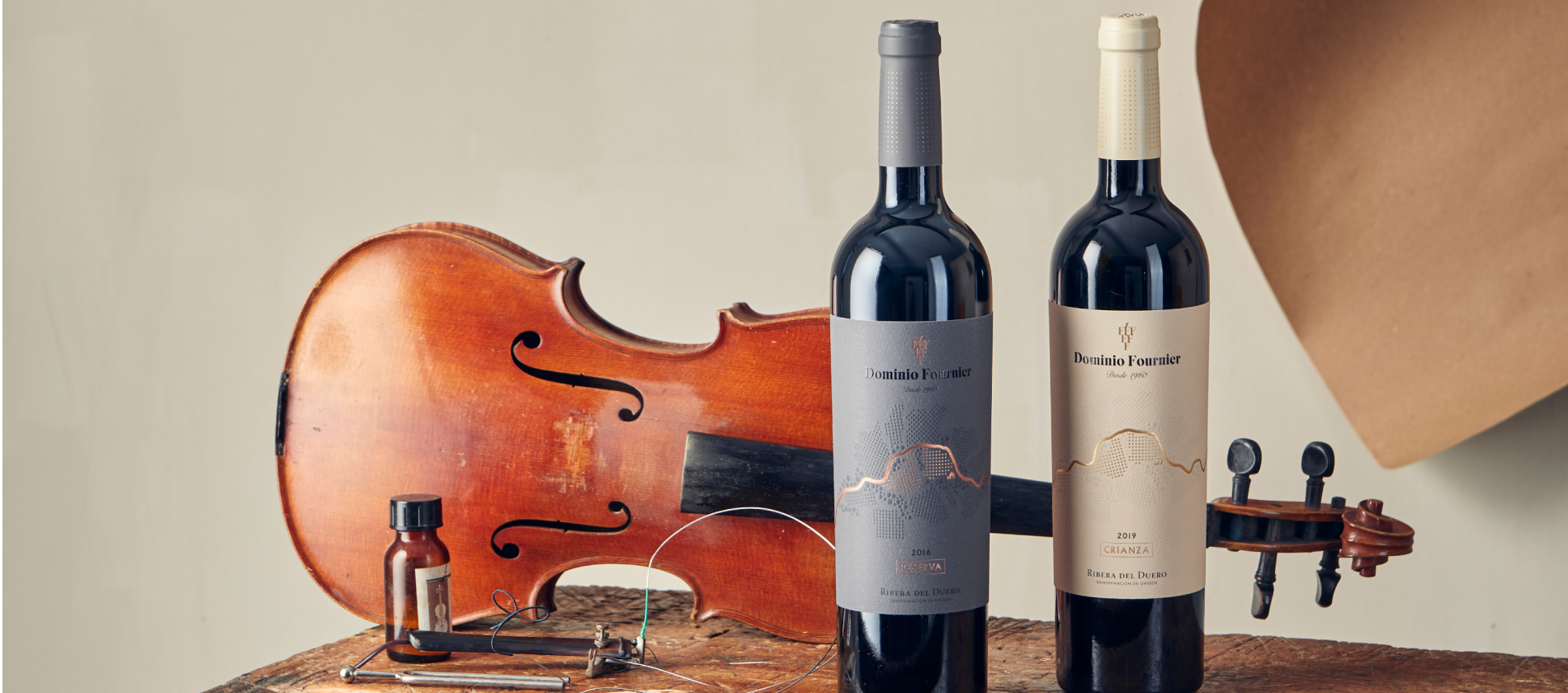 Bodegón botellas Dominio Fournier