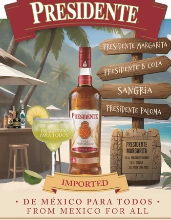 Presidente Beach Scene Presidente Brandy