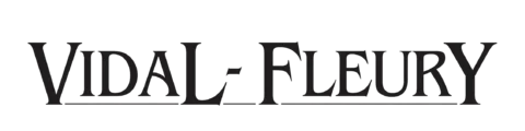 vidal fleury logotipo black