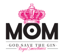 Logotipo Mom Gin negro