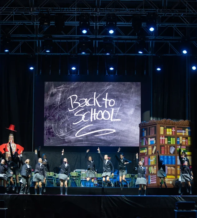 Instante del musical durante el Tío Pepe Festival