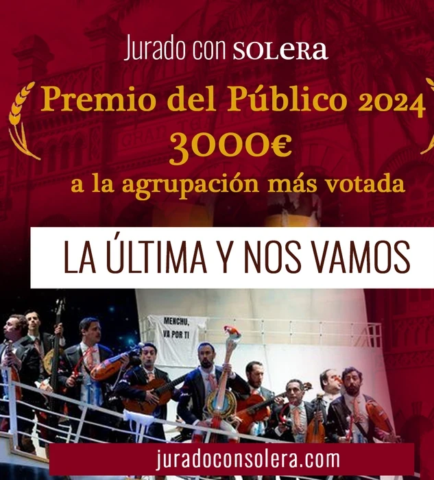 Premio Solera 1847 en el Carnaval de Cádiz
