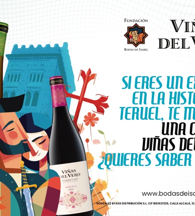 Cartel Viñas del Vero Bodas de Isabel de Segura