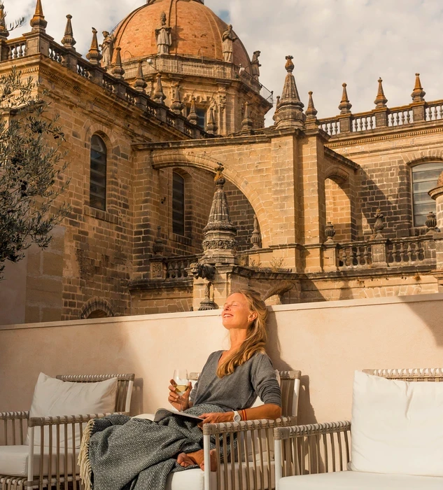 Terraza Hotel Bodega Tío Pepe