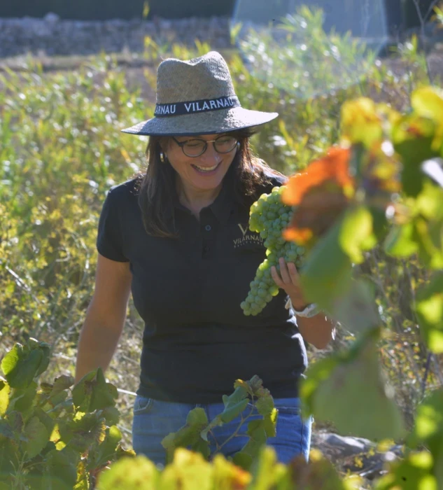 eva plazas torne in the vilarnau vineyard