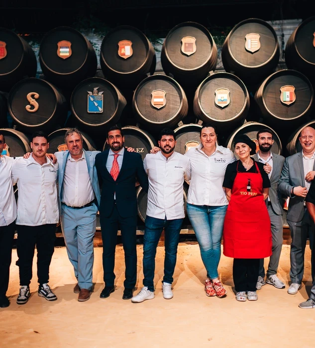 Lienzo Tío Pepe Festival Veranea en la bodega
